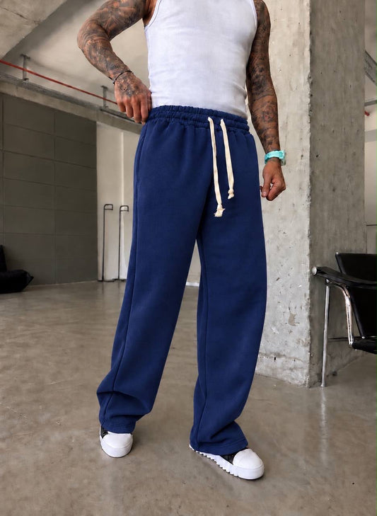 Lacivert Baggy Basıc Eşofman – Diddy Studios oversize eşofman altı (detay 2)
