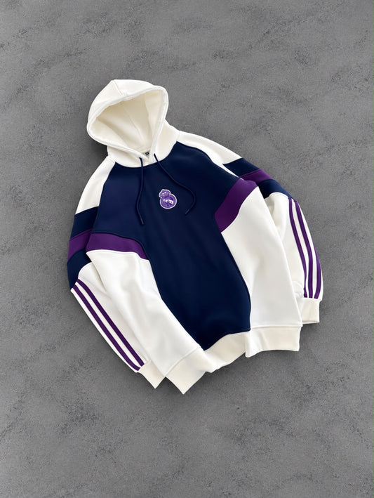REAL BEYAZ KAPÜŞONLU SWEAT