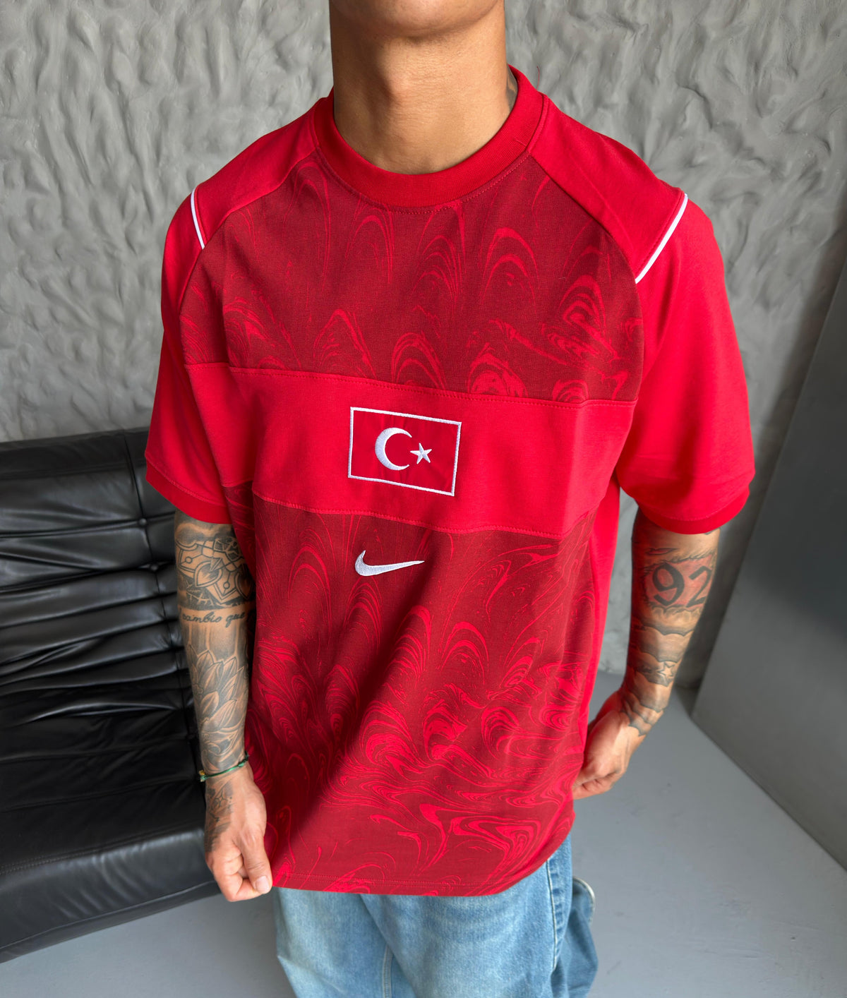 Türkiye Nakış Detaylı Oversize T-Shirt – Diddy Studios oversize t-shirt (detay 4)