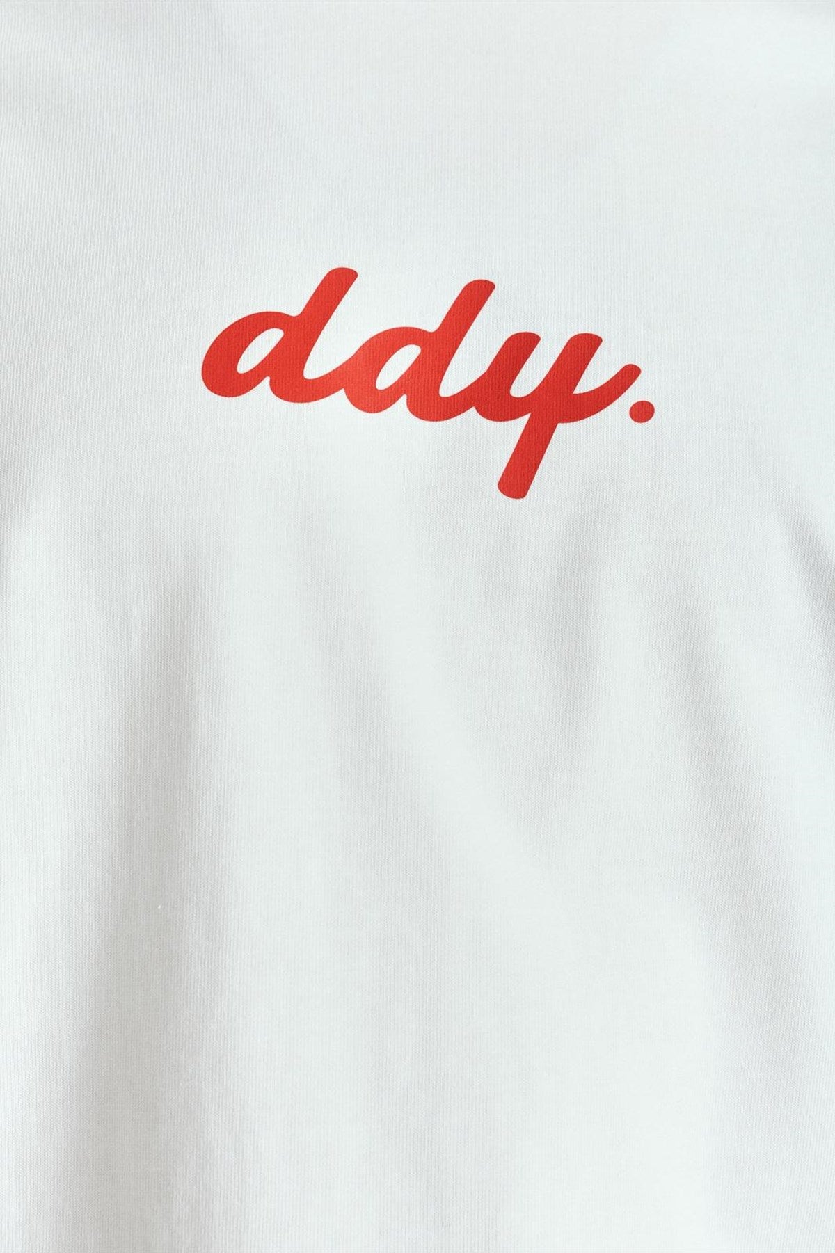 DDY Kırmızı Premium Baskılı Oversize Tshırt – Diddy Studios oversize t-shirt (detay 8)