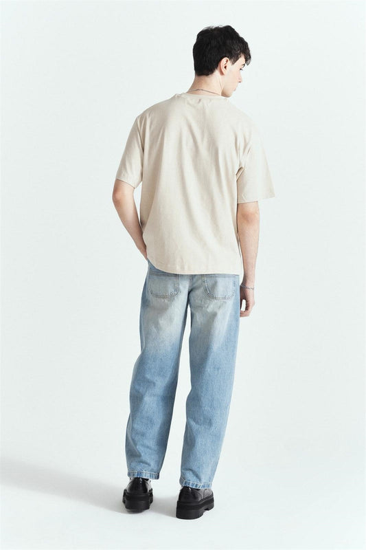 Diddy All-American Baskılı Premium Oversize Tshırt – Diddy Studios oversize t-shirt (detay 2)