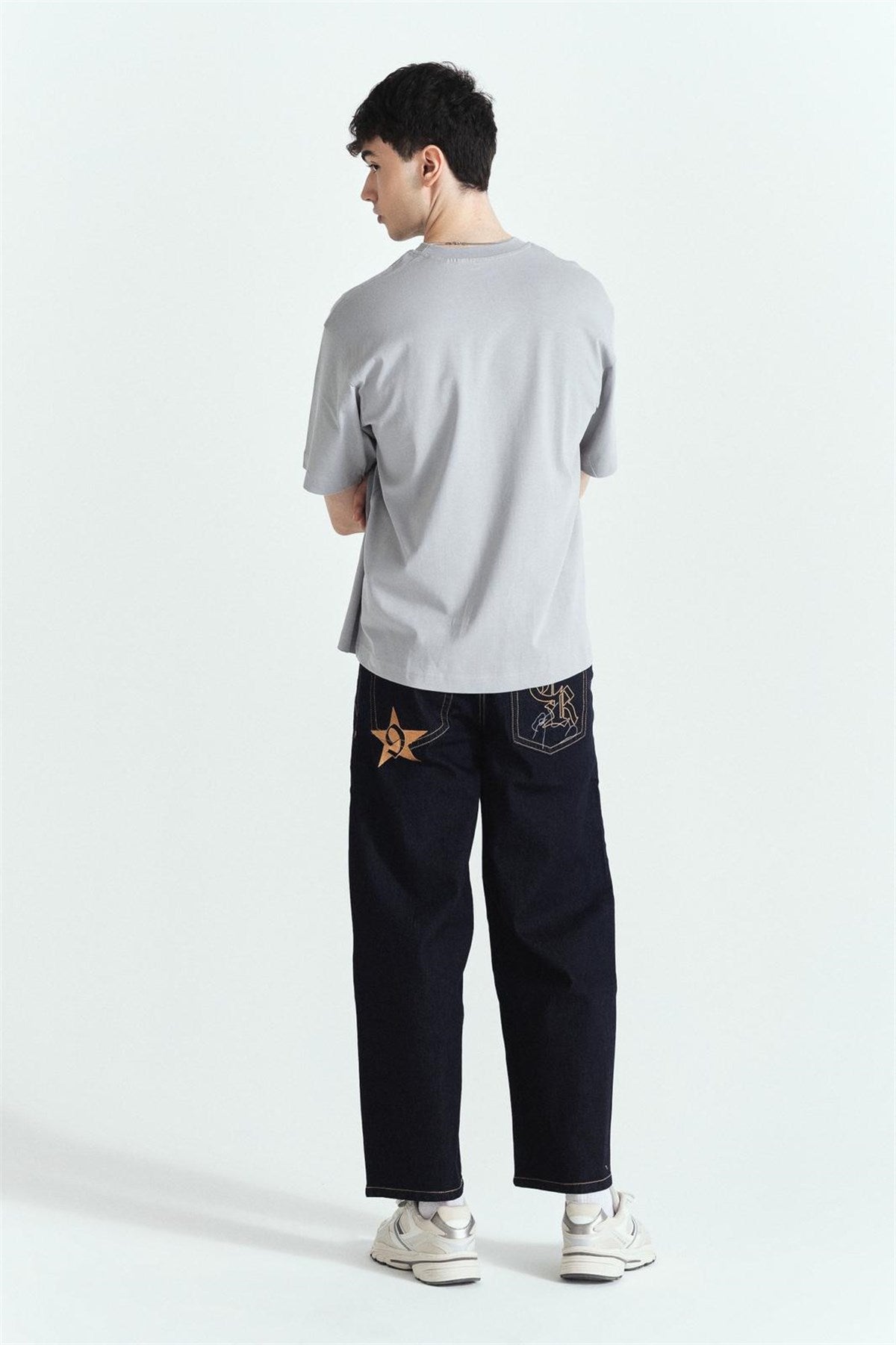 Dıddy Basic Premium Baskılı Oversize T-Shirt – Diddy Studios oversize t-shirt (detay 5)