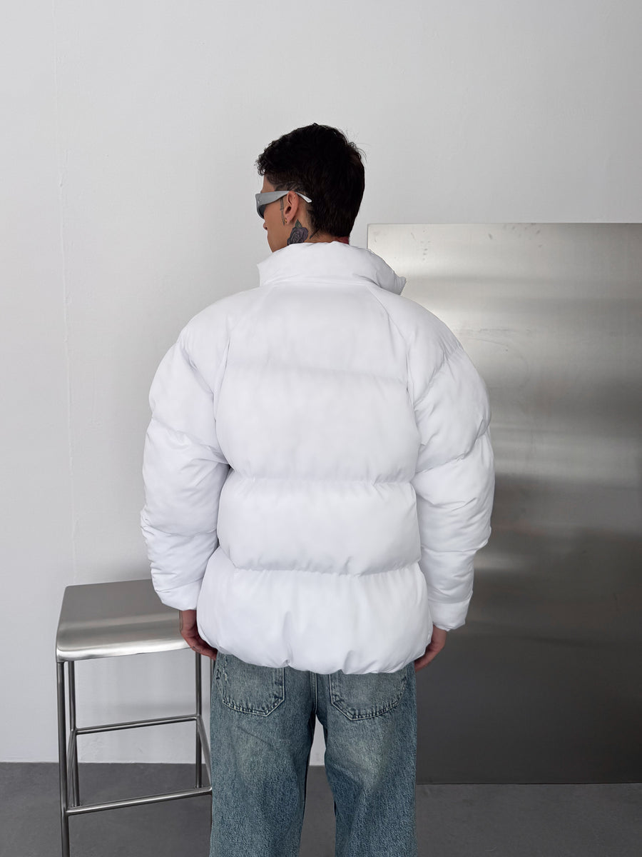 NK DOLGUN BEYAZ ŞİŞME MONT