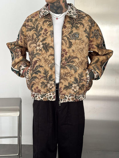 Etnik Desenli Brasil Ceket – Diddy Studios oversize ceket (detay 3)