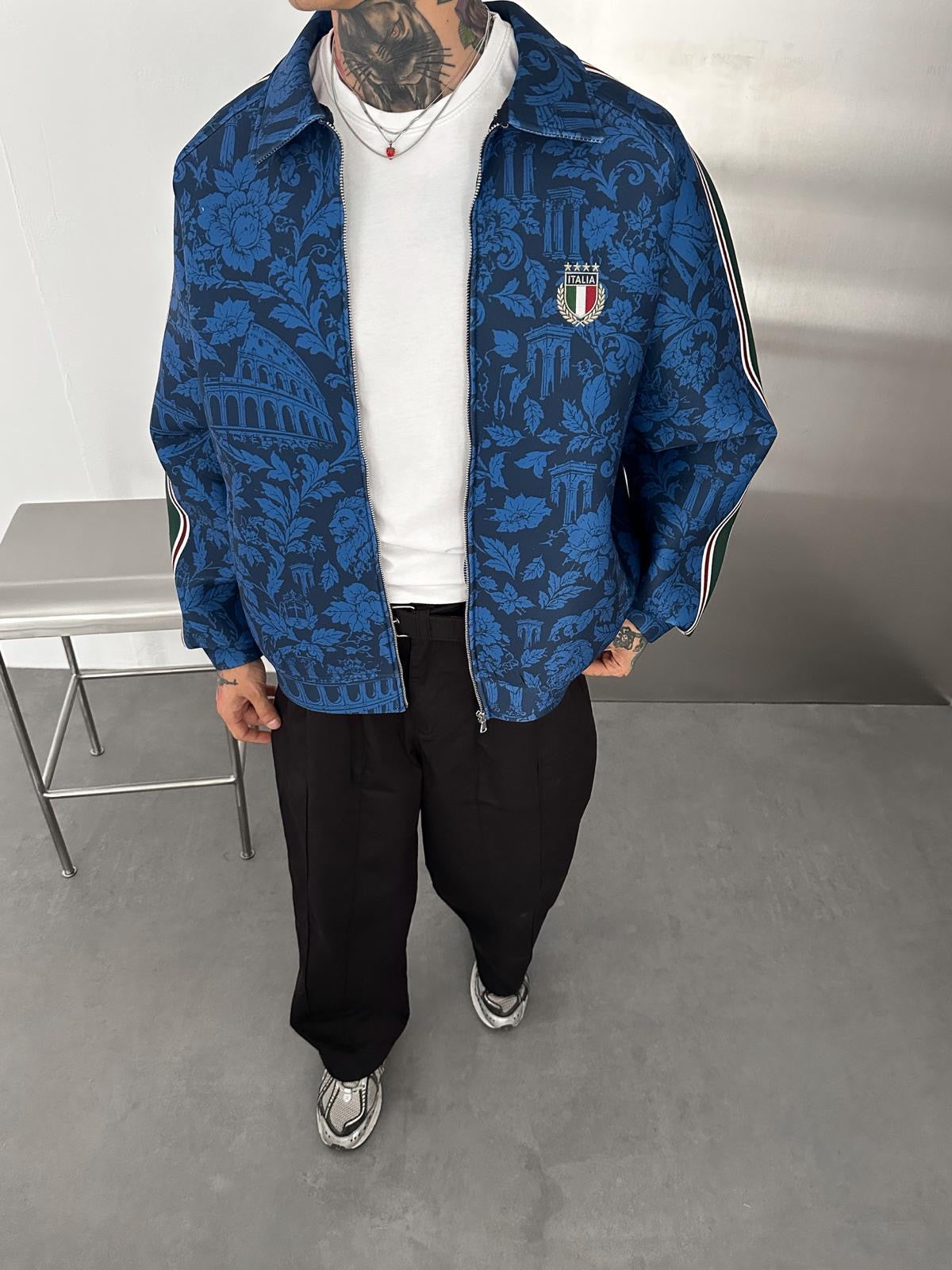 Etnik Desenli İtalia Ceket – Diddy Studios oversize ceket (detay 2)