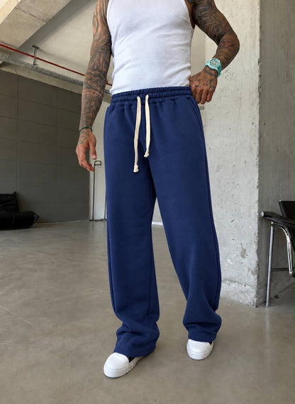 Lacivert Baggy Basıc Eşofman – Diddy Studios oversize eşofman altı (detay 3)