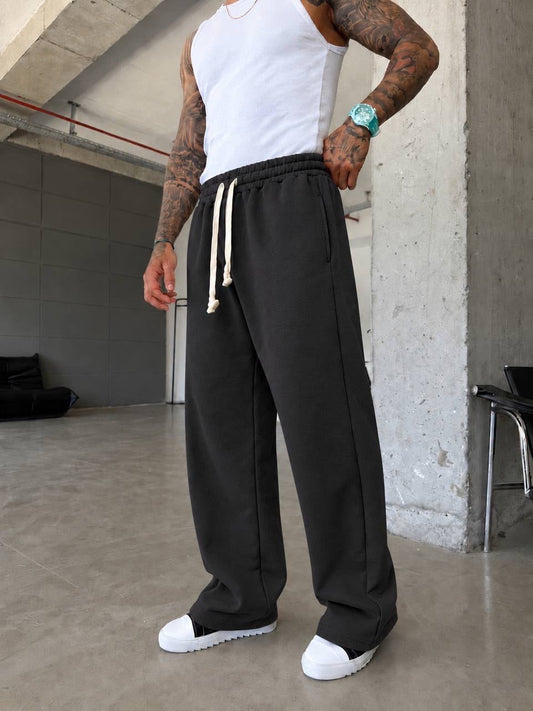 Siyah Baggy Basıc Eşofman – Diddy Studios oversize eşofman altı (detay 2)