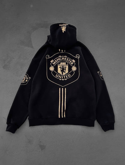 Manchester Gold Kapüşonlu Sweat – Diddy Studios kapüşonlu oversize sweatshirt
