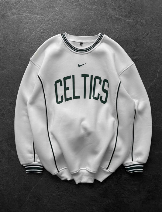 Beyaz Celtıcs Sweat – Diddy Studios oversize sweatshirt