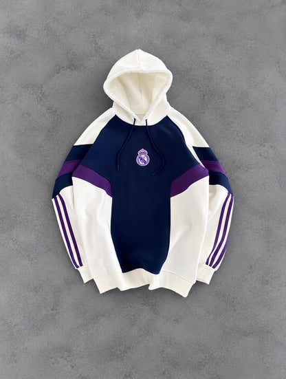 REAL BEYAZ KAPÜŞONLU SWEAT
