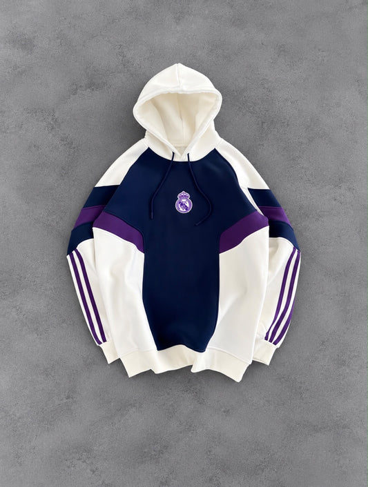 REAL BEYAZ KAPÜŞONLU SWEAT
