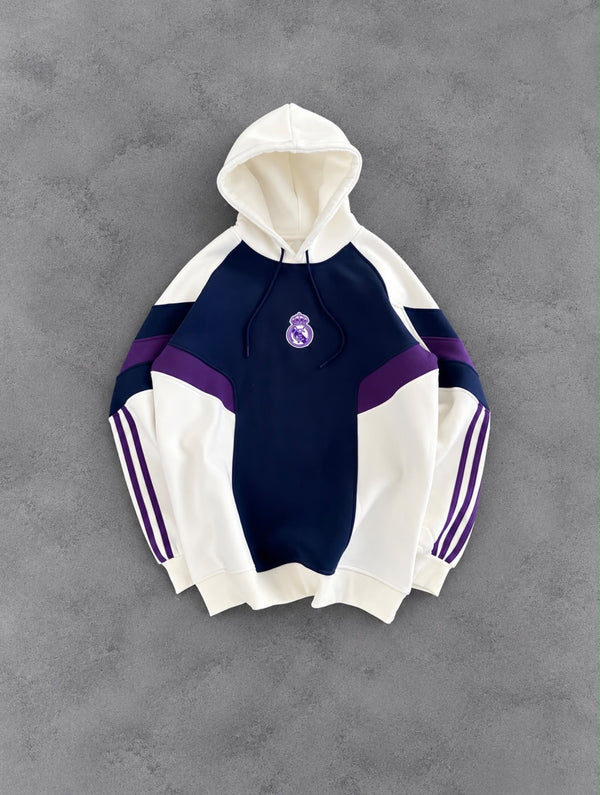 REAL BEYAZ KAPÜŞONLU SWEAT