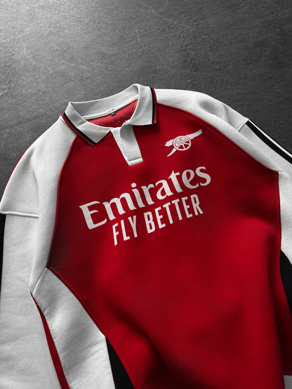 Arsenal Fly Kırmızı Sweat – Diddy Studios oversize sweatshirt (detay 2)