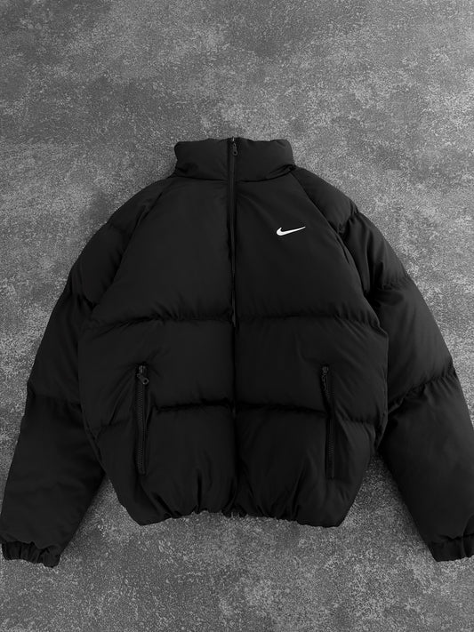 NK Dolgun Siyah Şişme Mont – Diddy Studios oversize mont