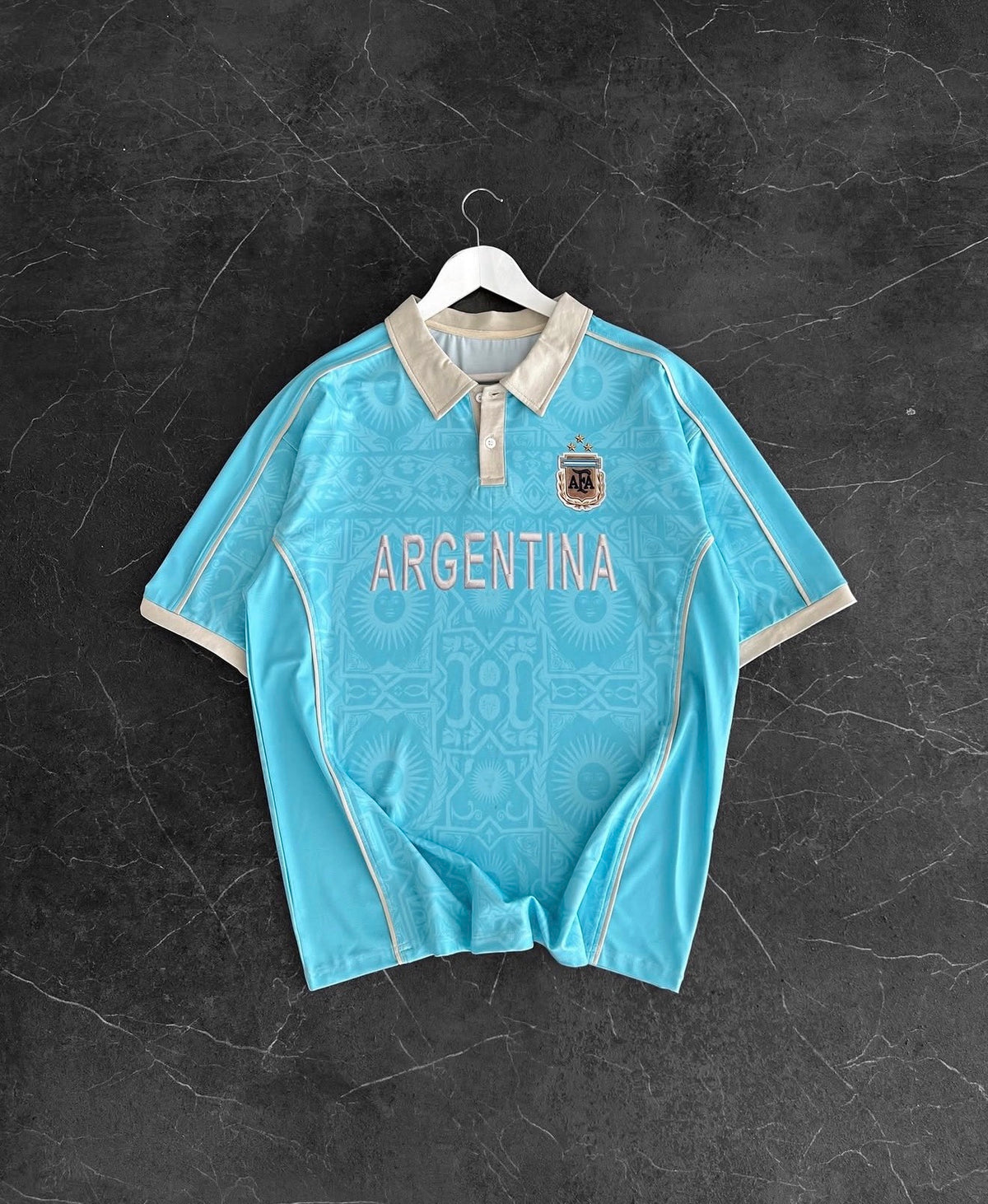 Argentına Polo Yaka T-Shirt – Diddy Studios oversize t-shirt