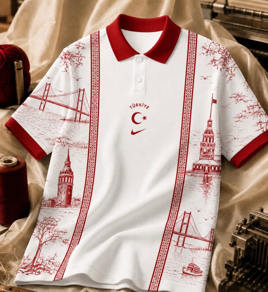 Türkiye Nakışlı Beyaz Oversize T-Shirt (beyaz) – Diddy Studios oversize t-shirt