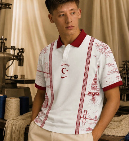 Türkiye Nakışlı Beyaz Oversize T-Shirt (beyaz) – Diddy Studios oversize t-shirt (detay 2)
