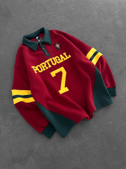 Portugal 7 Sweat – Diddy Studios oversize sweatshirt (detay 2)