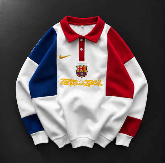 Barça Cactüs Beyaz Sweat – Diddy Studios oversize sweatshirt