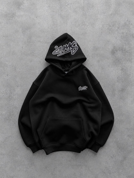 Siyah STWD Detay Sweat – Diddy Studios oversize sweatshirt