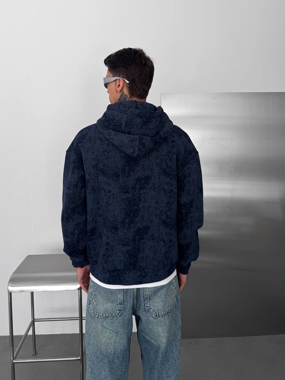 YIKAMALI LACİVERT NK HIRKA