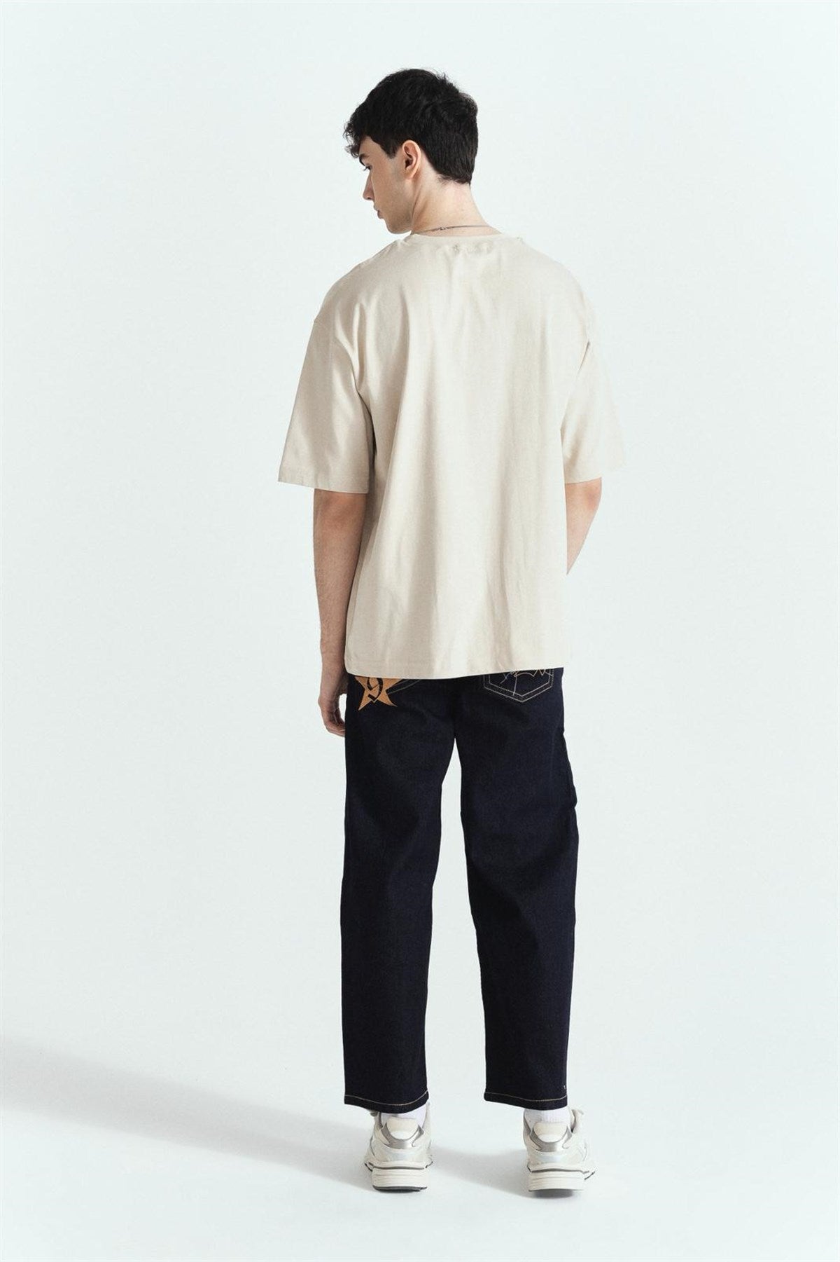 DDY Gallery Premium Baskılı Oversize T-Shirt – Diddy Studios oversize t-shirt (detay 4)