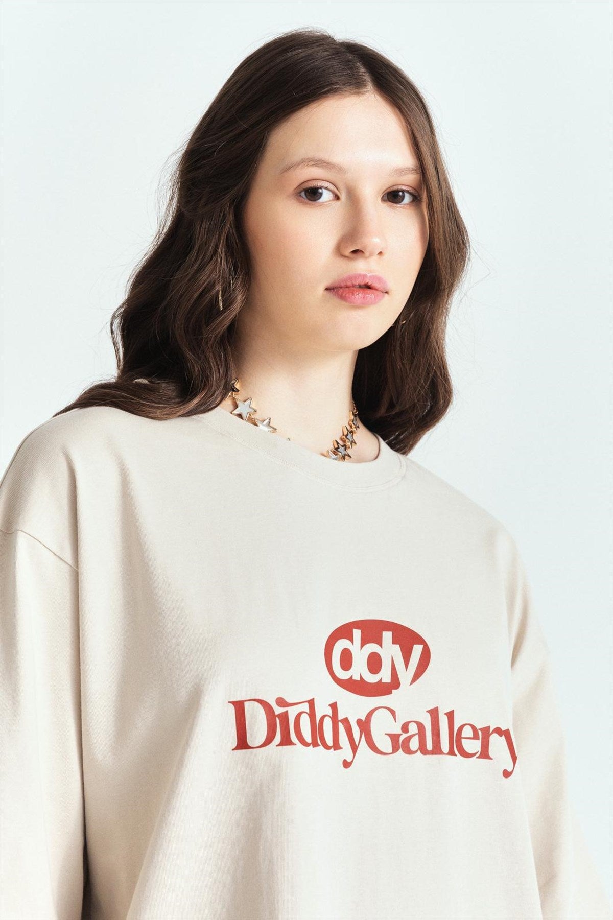 DDY Gallery Premium Baskılı Oversize T-Shirt – Diddy Studios oversize t-shirt (detay 5)
