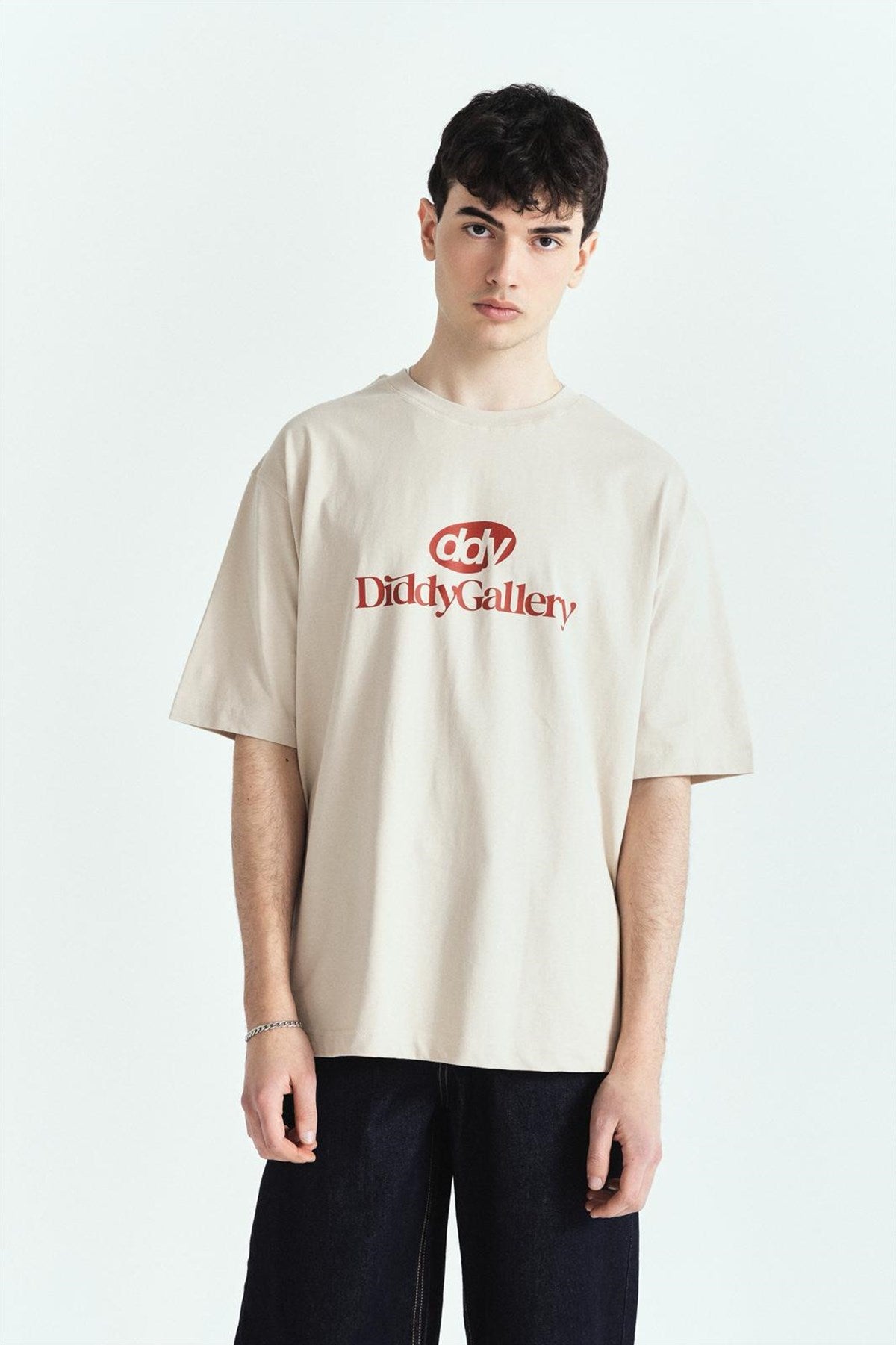DDY Gallery Premium Baskılı Oversize T-Shirt – Diddy Studios oversize t-shirt (detay 3)