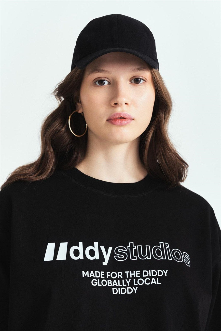 DDY STUDİOS BASKILI PREMİUM OVERSİZE TİŞÖRT SİYAH