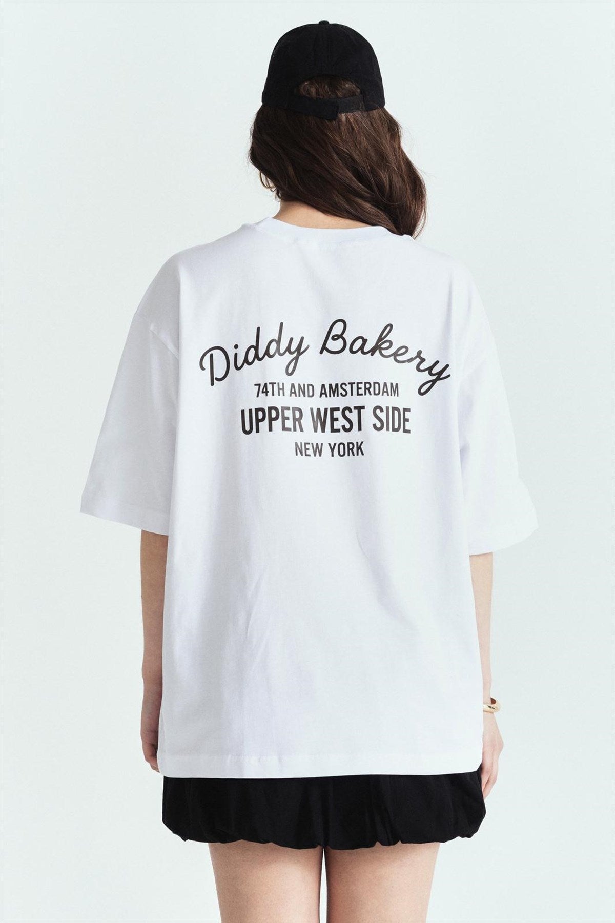 Diddy Bakery Premium Baskılı Oversize Tshırt – Diddy Studios oversize t-shirt (detay 3)