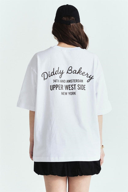 Diddy Bakery Premium Baskılı Oversize Tshırt – Diddy Studios oversize t-shirt (detay 3)