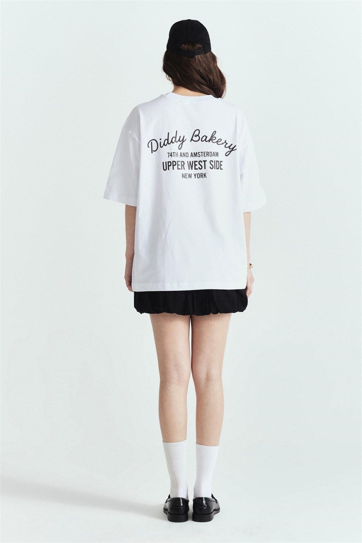 Diddy Bakery Premium Baskılı Oversize Tshırt – Diddy Studios oversize t-shirt (detay 4)