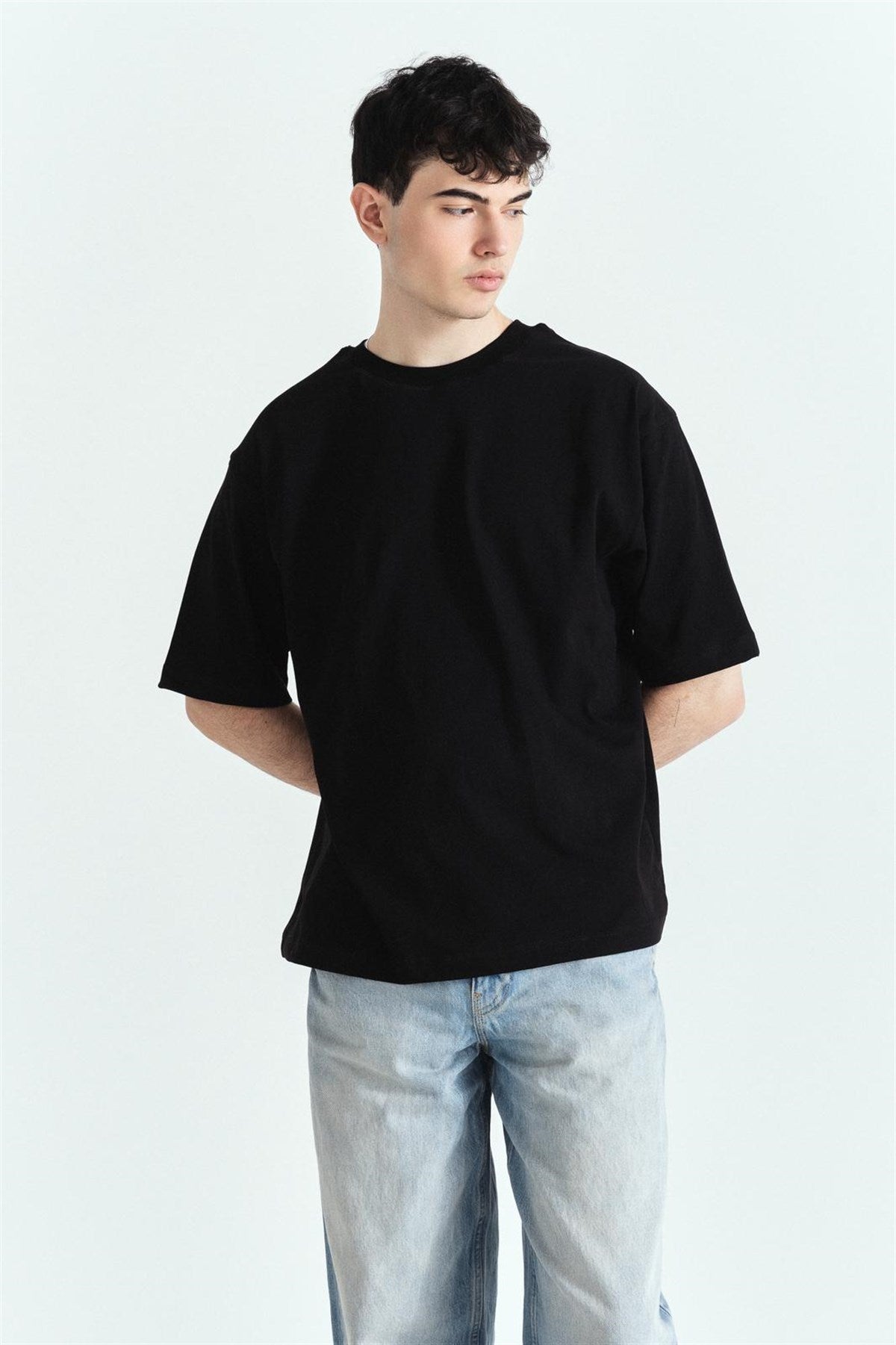 Dıddy Cowboy Baskılı Premium Oversize Tshırt – Diddy Studios oversize t-shirt (detay 3)