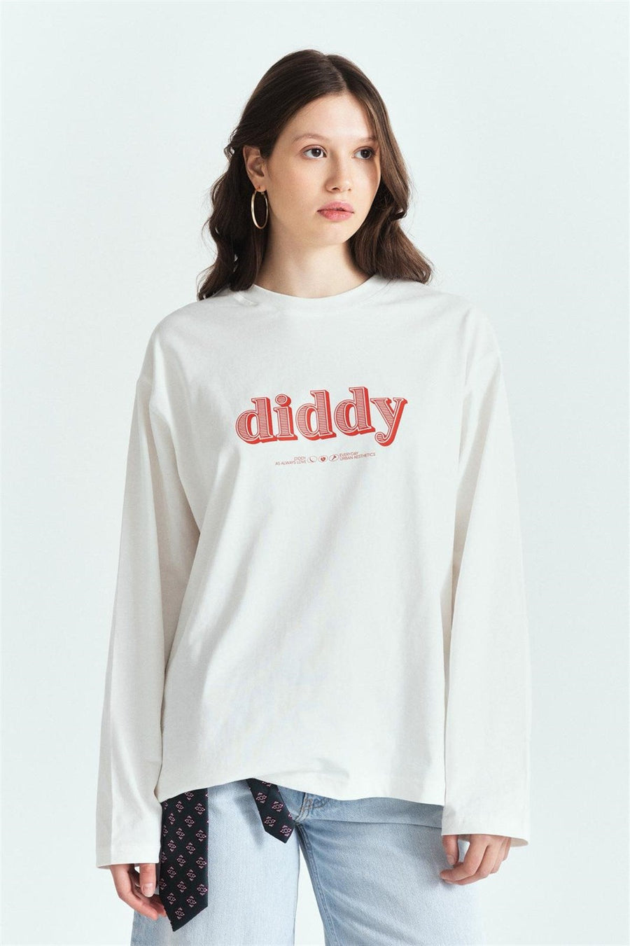 DIDDY LOVE ALWAYS  PREMİUM BASKILI OVERSİZSE LONG SLEEVE