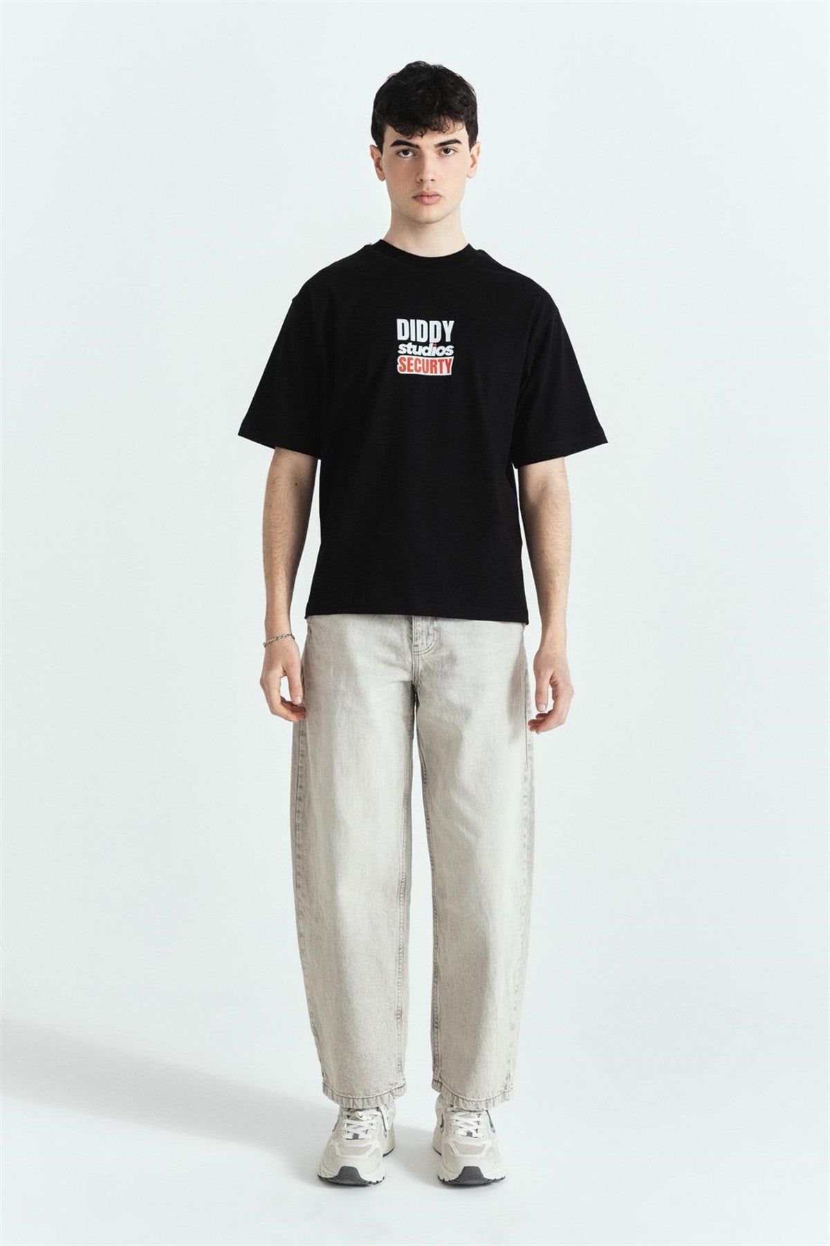 Diddy Securty Premium Baskılı Oversize Tshırt – Diddy Studios oversize t-shirt (detay 4)
