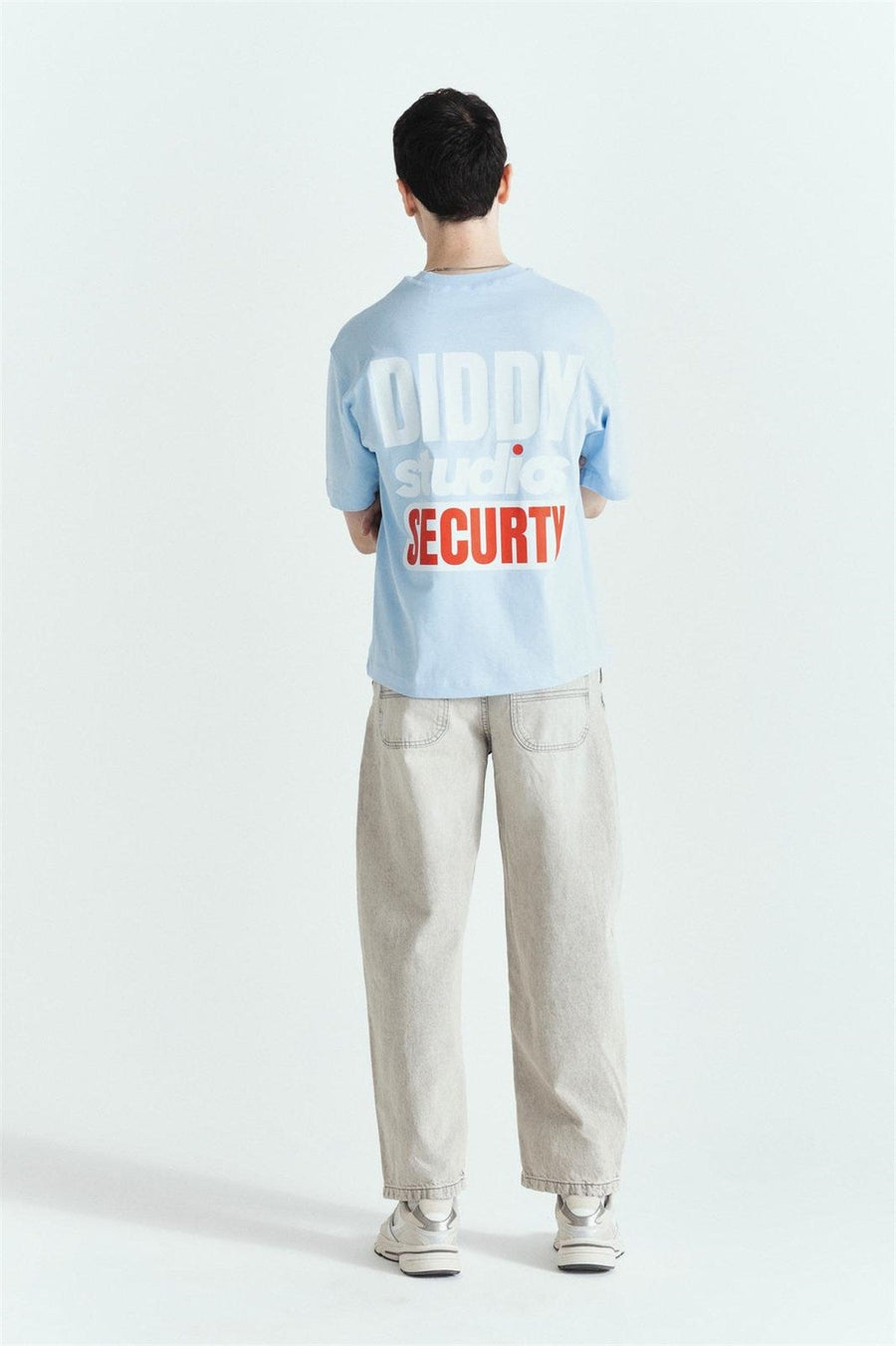 DİDDY STUDİOS SECURTY PREMİUM BASKILI OVERSİZE TSHIRT