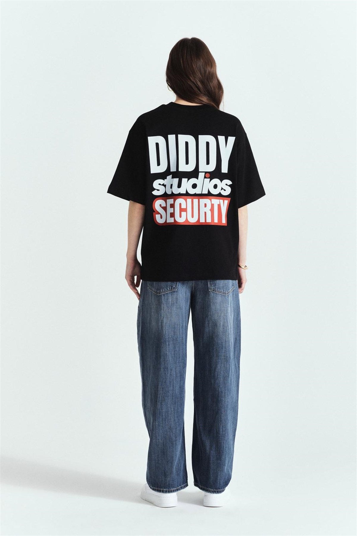 Diddy Securty Premium Baskılı Oversize Tshırt – Diddy Studios oversize t-shirt (detay 6)