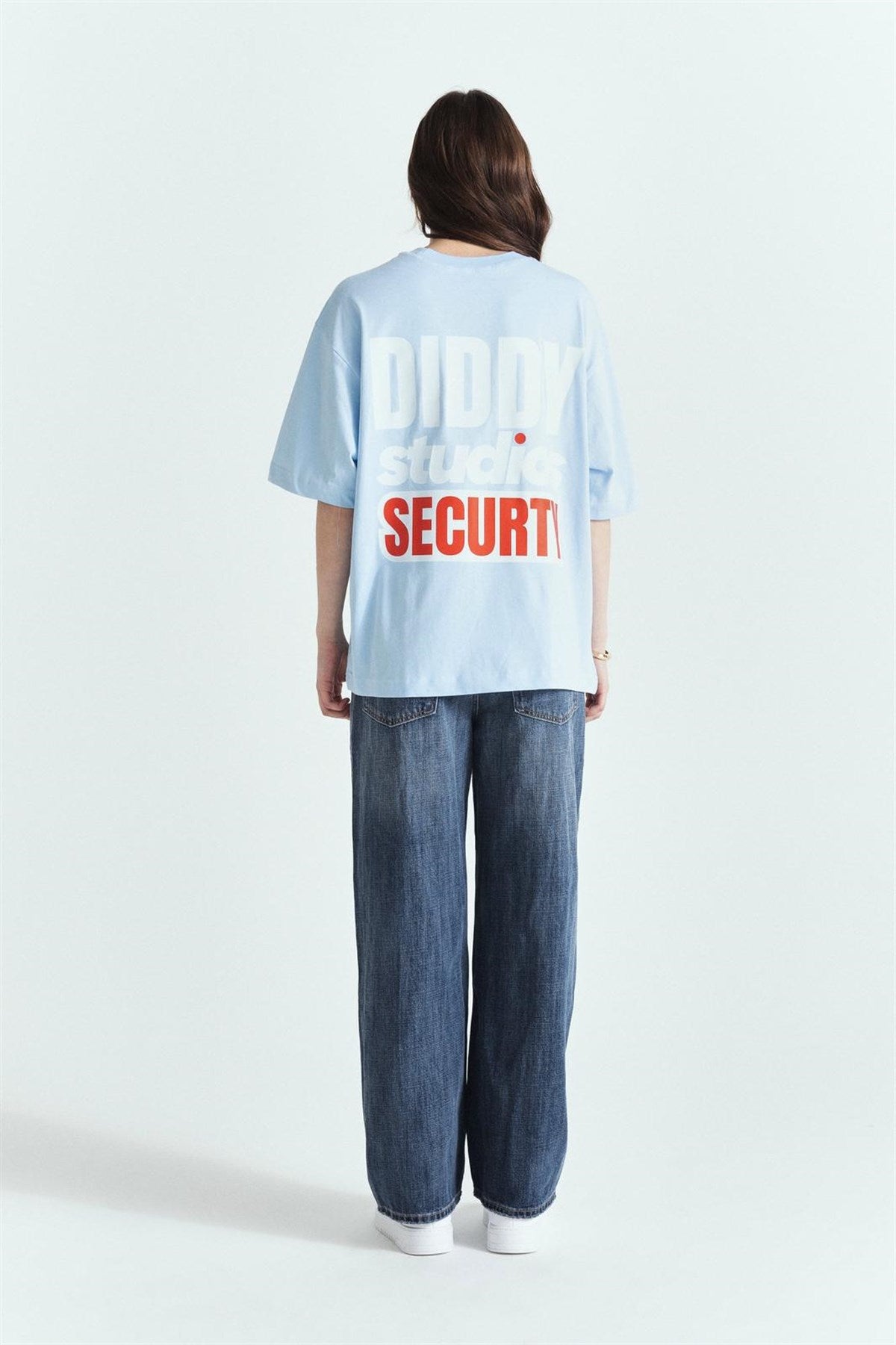 Diddy Securty Premium Baskılı Oversize Tshırt – Diddy Studios oversize t-shirt (detay 8)