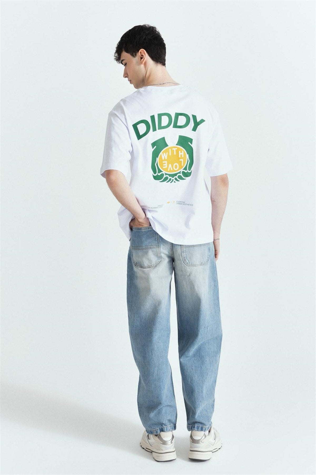 Diddy With Love Premium Baskılı Oversize Tshırt – Diddy Studios oversize t-shirt
