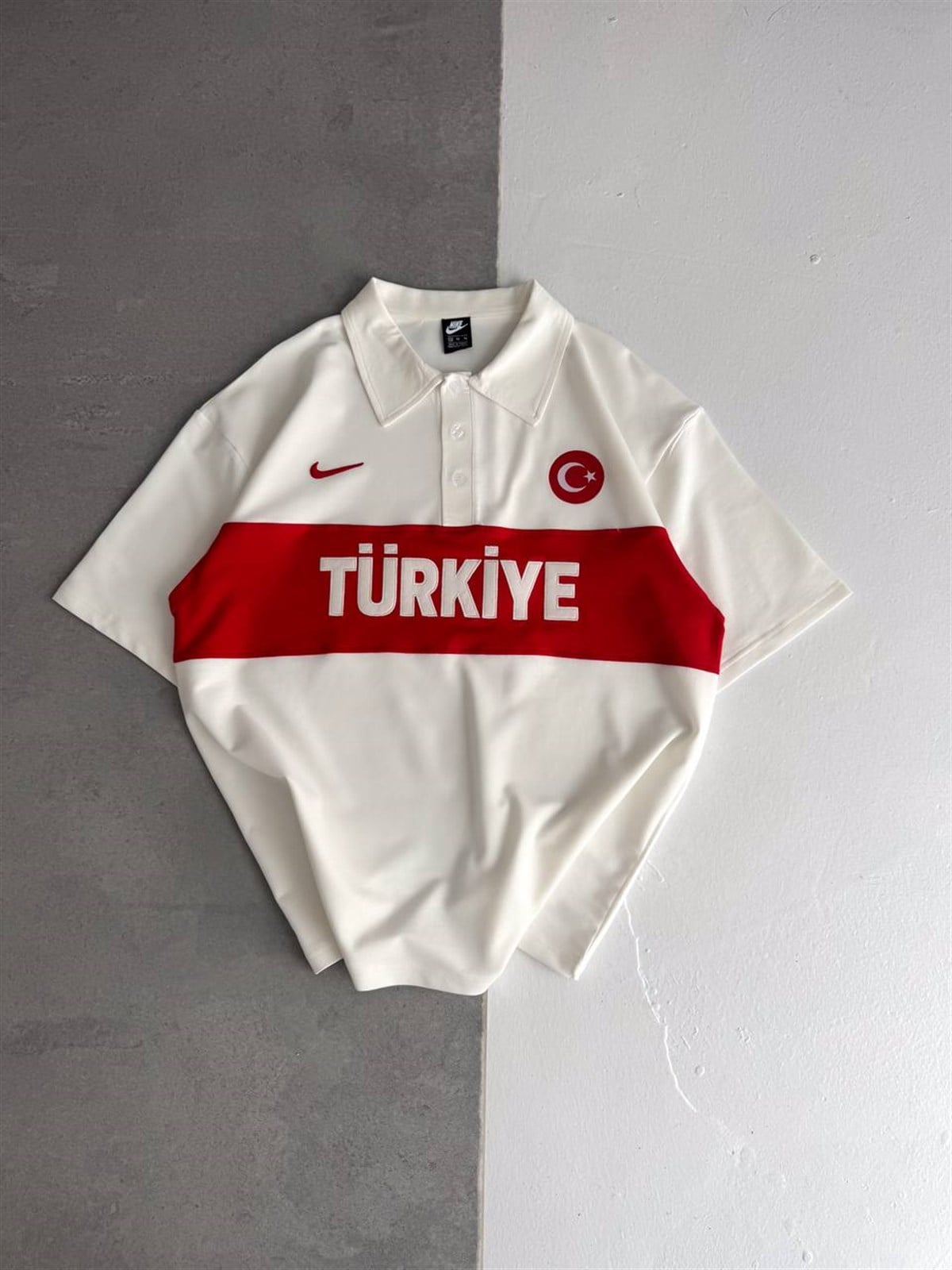 Türkiye Nakışlı Beyaz Oversize T-Shirt – Diddy Studios oversize t-shirt