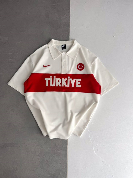 Türkiye Nakışlı Beyaz Oversize T-Shirt – Diddy Studios oversize t-shirt