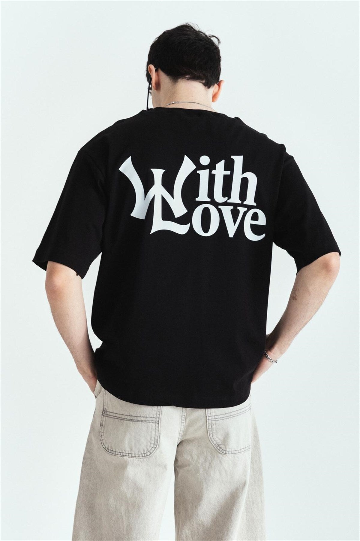 Whit Love Premium Baskılı Oversize Tshırt – Diddy Studios oversize t-shirt